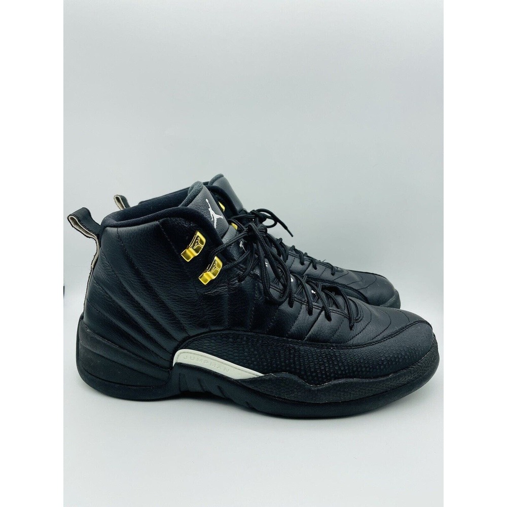 Nike Air Jordan Retro 12 The Master 2016 Size 11 Authentic Basketball Black GOOD